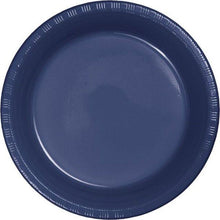 Cargar imagen en el visor de la galería, Platos Desechables de Plástico 7" Colores Varios 20ct