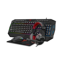 Cargar imagen en el visor de la galería, Havit Combo Gaming Teclado+Mouse+Auriculares+Mousepad