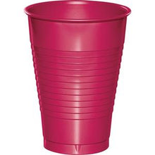 Cargar imagen en el visor de la galería, Vasos Desechables de Plástico 12 oz Colores Varios 20 ct