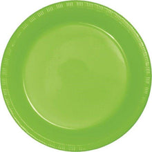 Cargar imagen en el visor de la galería, Platos Desechables de Plástico 7" Colores Varios 20ct