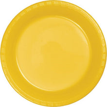 Cargar imagen en el visor de la galería, Platos Desechables de Plástico 7" Colores Varios 20ct