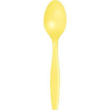 Cargar imagen en el visor de la galería, Cucharas Desechables de Plástico Colores Varios 24 ct