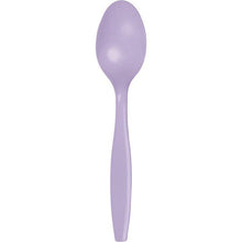 Cargar imagen en el visor de la galería, Cucharas Desechables de Plástico Colores Varios 24 ct