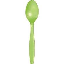 Cargar imagen en el visor de la galería, Cucharas Desechables de Plástico Colores Varios 24 ct