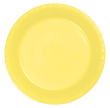 Cargar imagen en el visor de la galería, Platos Desechables de Plástico 7" Colores Varios 20ct