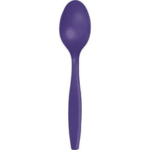 Cargar imagen en el visor de la galería, Cucharas Desechables de Plástico Colores Varios 24 ct