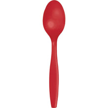 Cargar imagen en el visor de la galería, Cucharas Desechables de Plástico Colores Varios 24 ct