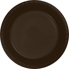 Cargar imagen en el visor de la galería, Platos Desechables de Plástico 7" Colores Varios 20ct