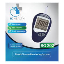 Cargar imagen en el visor de la galería, Glucómetro IC Health BG202 - Kit Básico