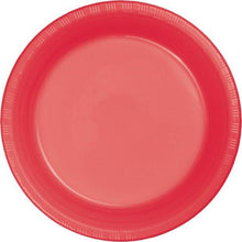 Cargar imagen en el visor de la galería, Platos Desechables de Plástico 7" Colores Varios 20ct