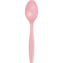 Cargar imagen en el visor de la galería, Cucharas Desechables de Plástico Colores Varios 24 ct