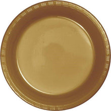 Cargar imagen en el visor de la galería, Platos Desechables de Plástico 7" Colores Varios 20ct