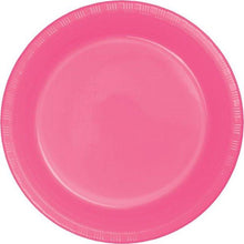 Cargar imagen en el visor de la galería, Platos Desechables de Plástico 7" Colores Varios 20ct