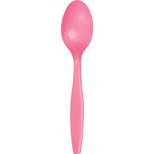 Cargar imagen en el visor de la galería, Cucharas Desechables de Plástico Colores Varios 24 ct