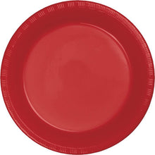 Cargar imagen en el visor de la galería, Platos Desechables de Plástico 7" Colores Varios 20ct