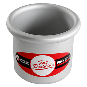 Fat Daddio's Molde Redondo para Pastel de Aluminio Anodizado 3" x 3"
