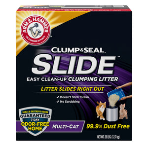 Arm & Hammer Clump & Seal Slide Arena Premium de Gato 28 lbs