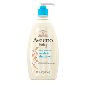 Aveeno Baby Wash & Shampoo 18oz