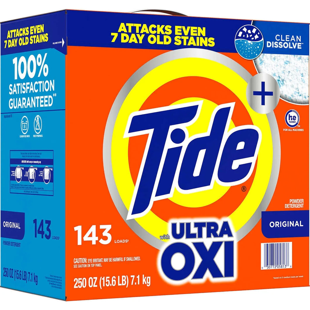 Tide Ultra Oxi Detergente en Polvo 250oz