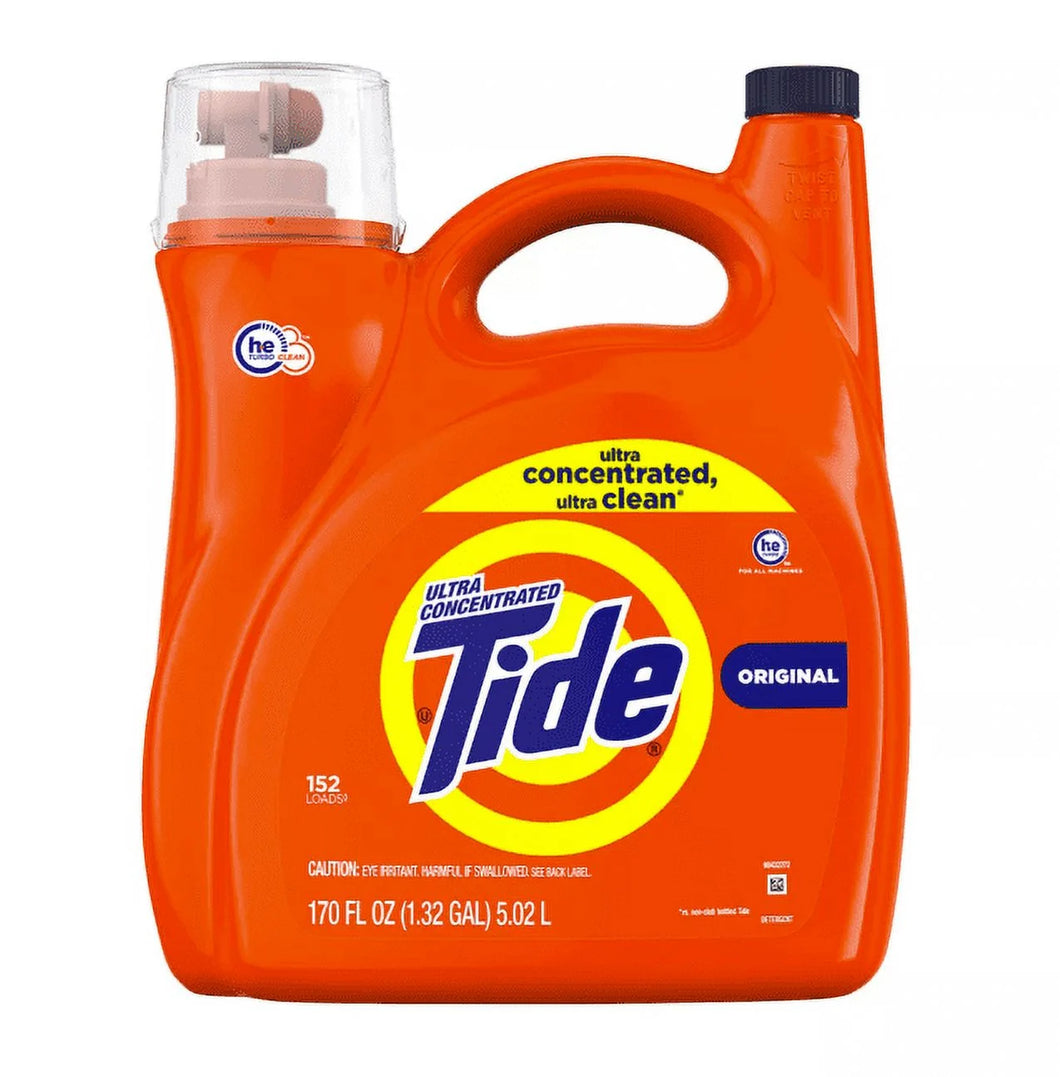 Tide Liquid 2X HE Ultra Concentrated Detergente Líquido 208 oz