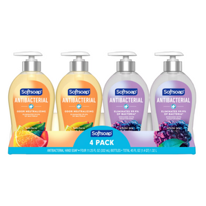 Softsoap Jabón de Manos Antibacterial 4 pk