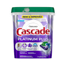 Cascade Platinum Plus Pods Jabón Lavaplatos en Capsula 82ct