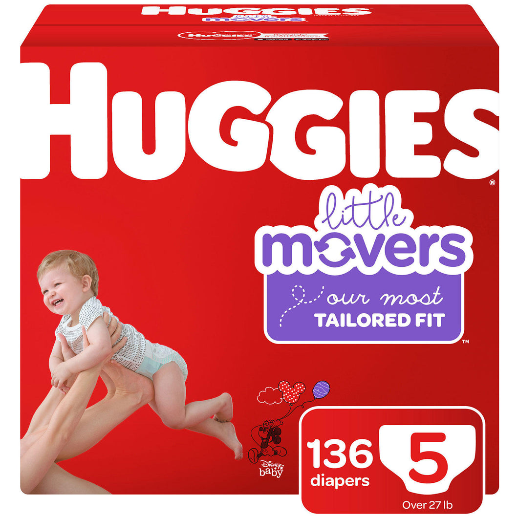 Pañales Huggies Little Movers #5