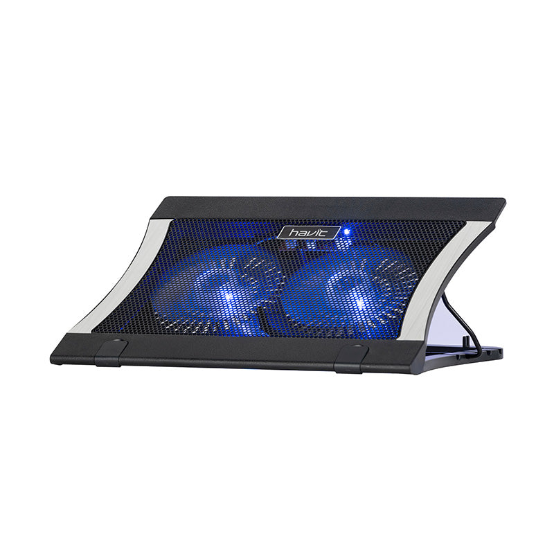 Havit Laptop Cooling Pad para Computadora Portátil 2 Ventiladores