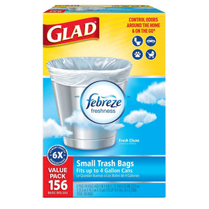 Glad Febreze Bolsas de Basura 4 gal