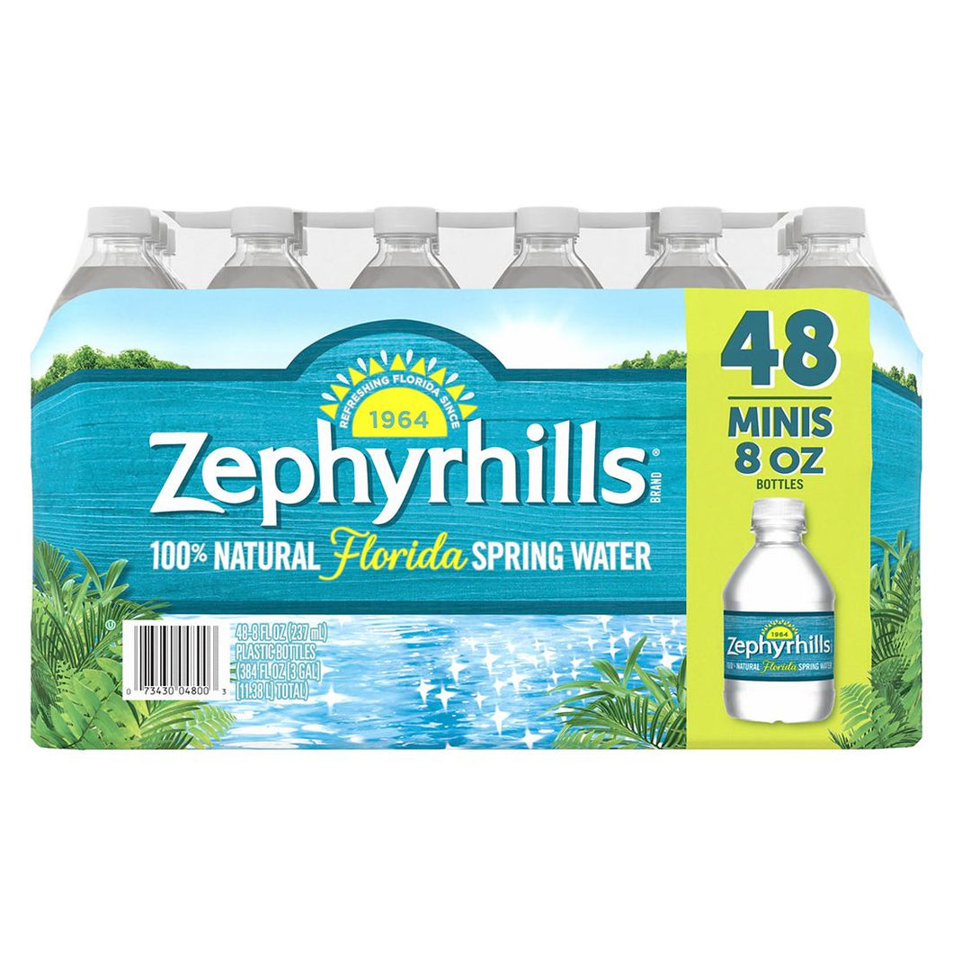 Agua Zephyrhills 48 / 8oz - Paquetto