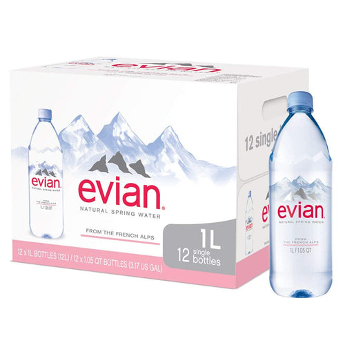 Agua Evian 12 / 1L - Paquetto
