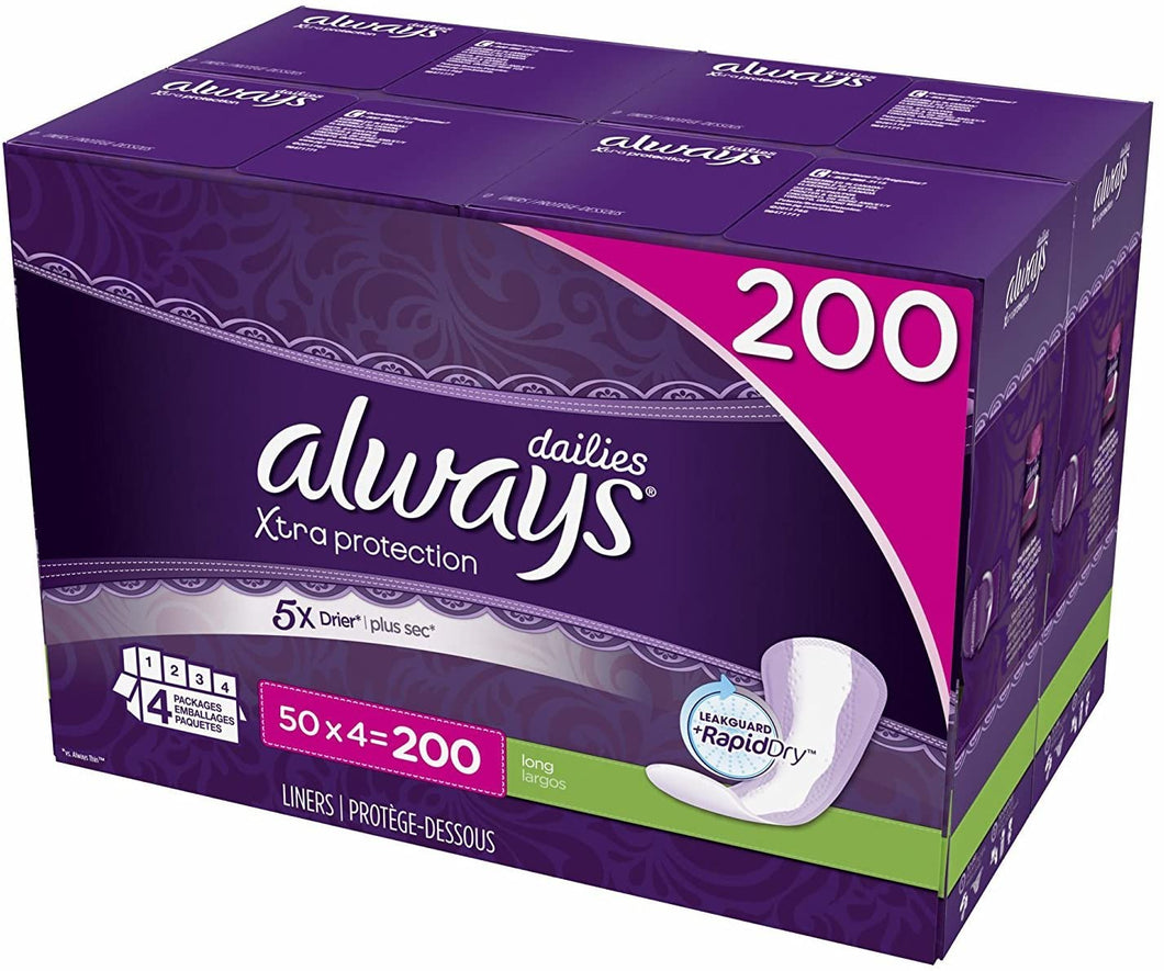 Always Daily Liners Toalla Sanitarias - Paquetto