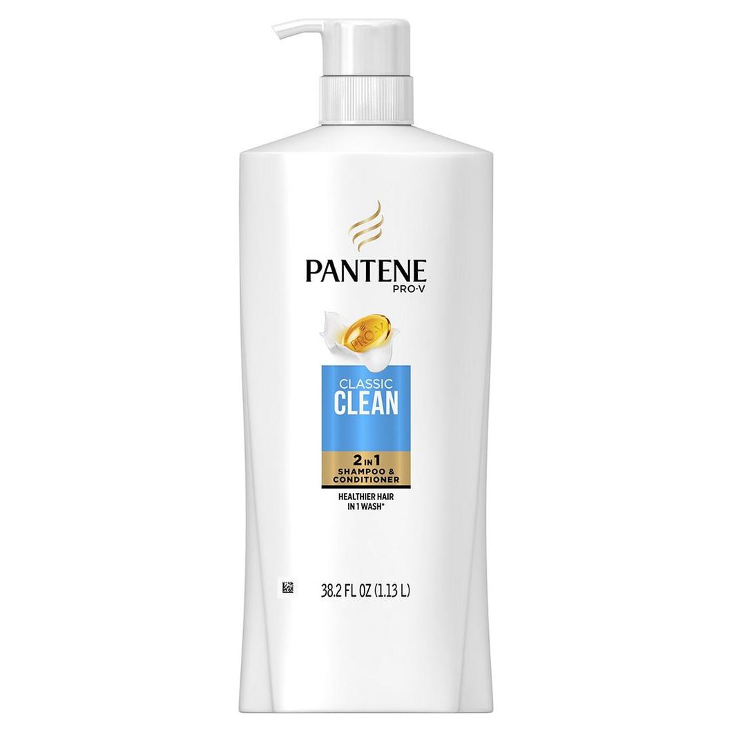 Pantene Shampoo Classic Clean 2en1 38.2 oz