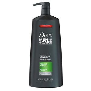 Dove Men Care Fresh & Clean Shampoo 2en1 40 oz - Paquetto