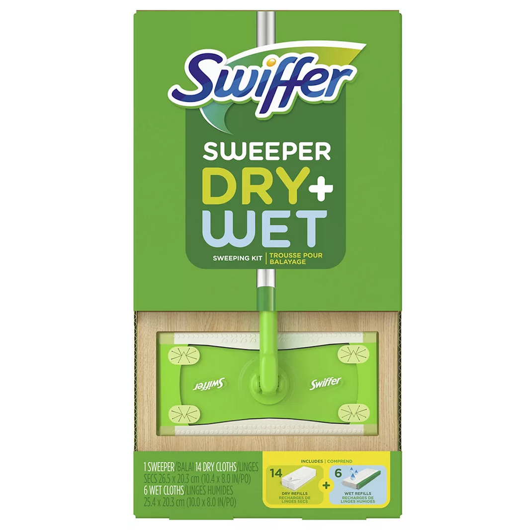 Swiffer Sweeper Dry and Wet Kit de Limpieza