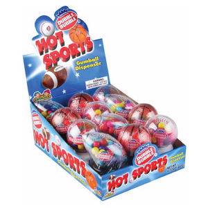 Sports Gumball Dispenser 12 ct