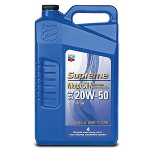 Chevron Supreme Aceite de Motor 20W50 5 qt