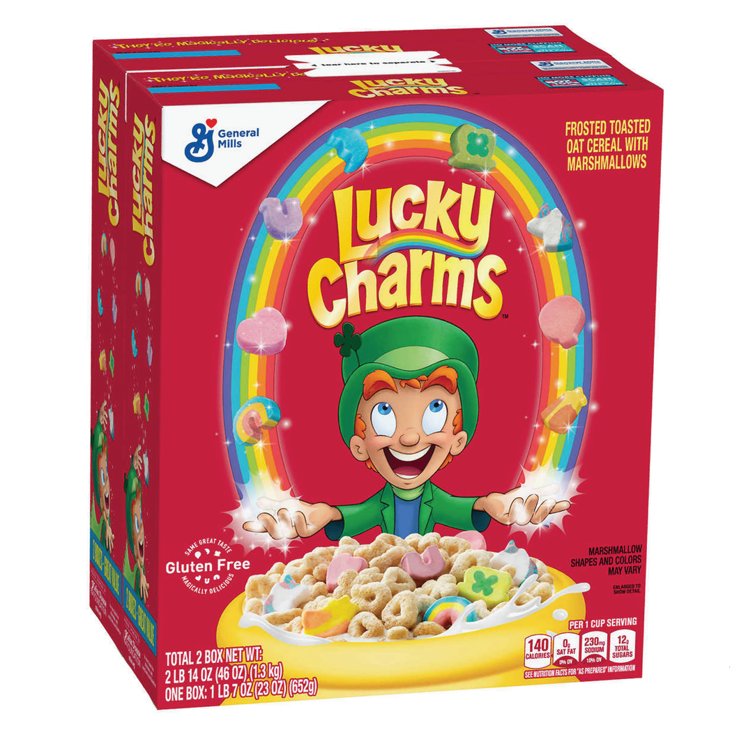 Lucky Charms Cereal 2 / 23oz