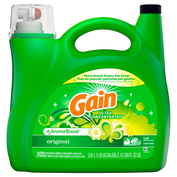Gain Aroma Boost Original Detergente 200 oz - Paquetto