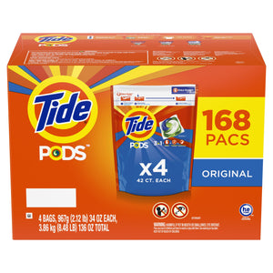 Tide Pods Original Detergente 168ct