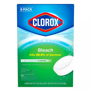 Clorox Tabs Limpiador De Baños 6 ct