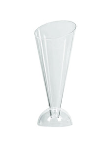 Mini Clear Plastic Cone Cups 40ct