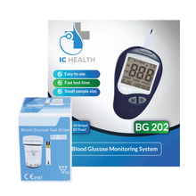 Cargar imagen en el visor de la galería, Glucómetro IC Health BG202  - Kit Premium
